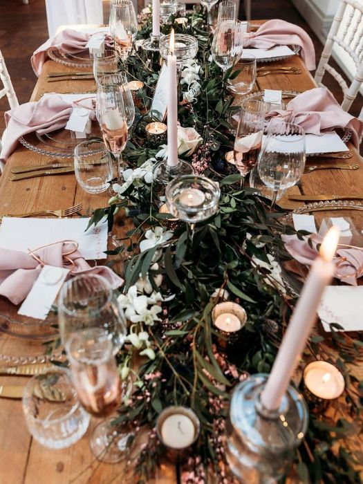 Top 26 Best Rustic Wedding Decorations Idea To Nail Your Day 15 Glamour Wedding Table For Rustic Wedding Decorations