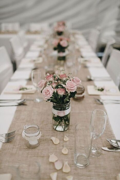 Top 26 Best Rustic Wedding Decorations Idea To Nail Your Day 16 Table Runner Rustic Wedding Decorations