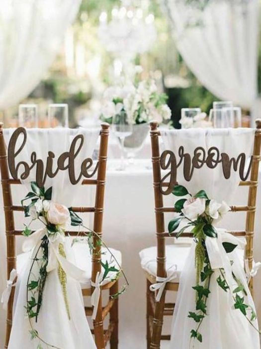 Top 26 Best Rustic Wedding Decorations Idea To Nail Your Day 23 Chair Back With Baby’s Breath For Rustic Wedding Decorations