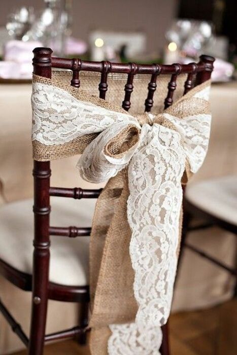 Top 26 Best Rustic Wedding Decorations Idea To Nail Your Day 25 Rustic Wedding Decorations Chair With Burlap And Lace