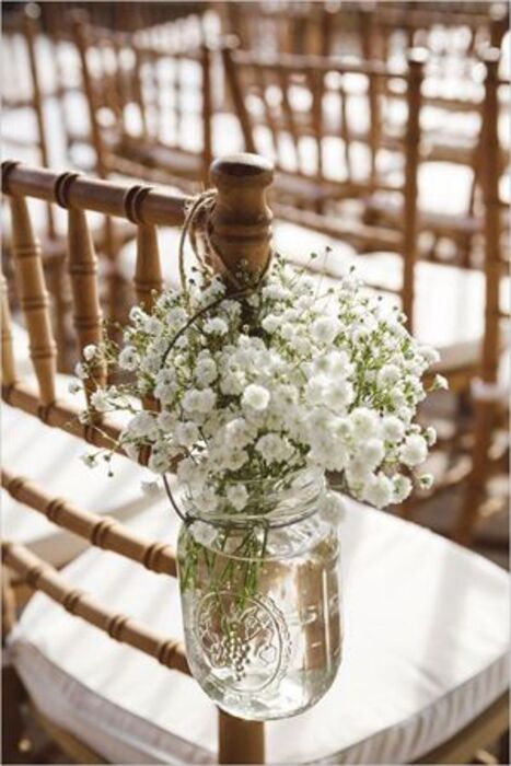 Top 26 Best Rustic Wedding Decorations Idea To Nail Your Day 27 Rustic Wedding Decorations Mason Jars For Chair