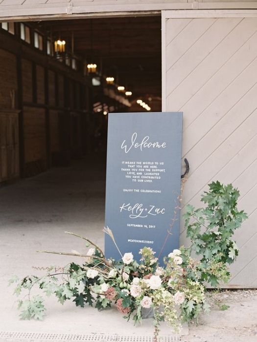 Best 28 The Dusty Blue Wedding Decor Ideas & Inspiration 50 Minimalist Dusty Blue Wedding Theme Sign With Greenery