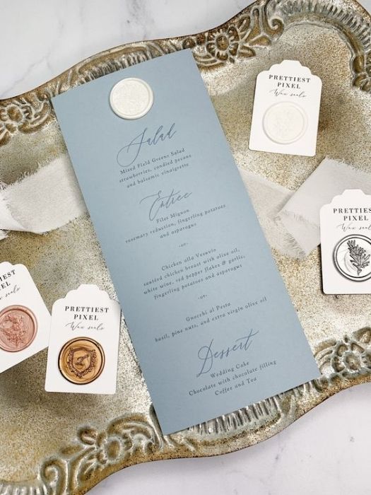 Best 28 The Dusty Blue Wedding Decor Ideas & Inspiration 58 Dusty Blue Wedding Decor For Ceremony Program