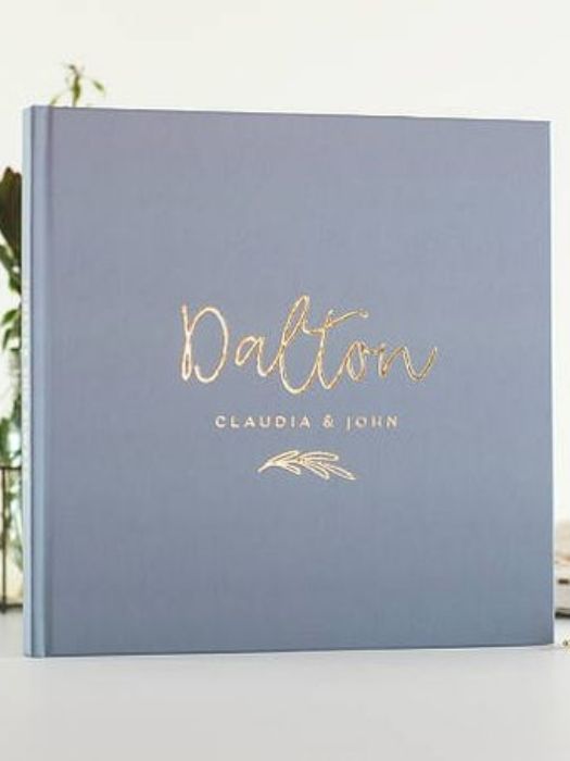 Best 28 The Dusty Blue Wedding Decor Ideas & Inspiration 60 Personalized Hardcover Guest Book For Dusty Blue Wedding Decor