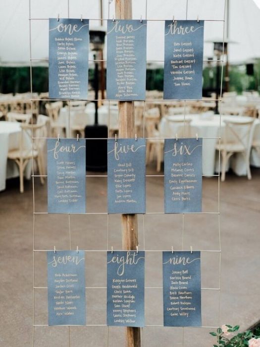 Best 28 The Dusty Blue Wedding Decor Ideas & Inspiration 64 Silk Strings In Dusty Blue Wedding Decor Escort Card