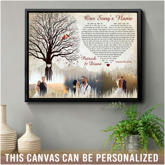 42 Unique Wedding Gift Ideas For Older Couples Of 2022 255 Song Lyrics Canvas wedding gift ideas for older couples