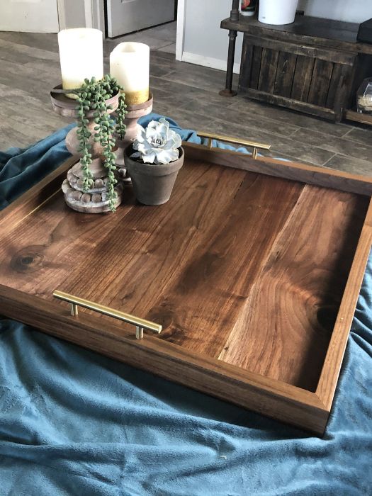 43 Easy DIY Wedding Gifts For Any Couples That You Can Make 6 Rustic Serving Tray DIY Gifts For Wedding