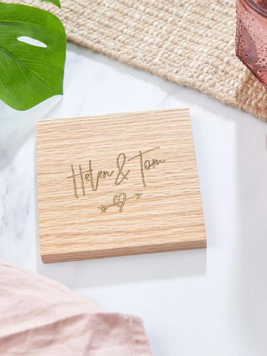 43 Easy DIY Wedding Gifts For Any Couples That You Can Make 7 Homemade Wedding Coaster For Couples