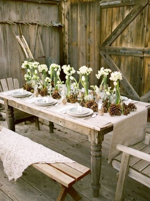 39 Charming Farmhouse Wedding Decor Ideas For Your Big Day 35 Rustic Farmhouse Wedding Decor Alfresco Tablespace