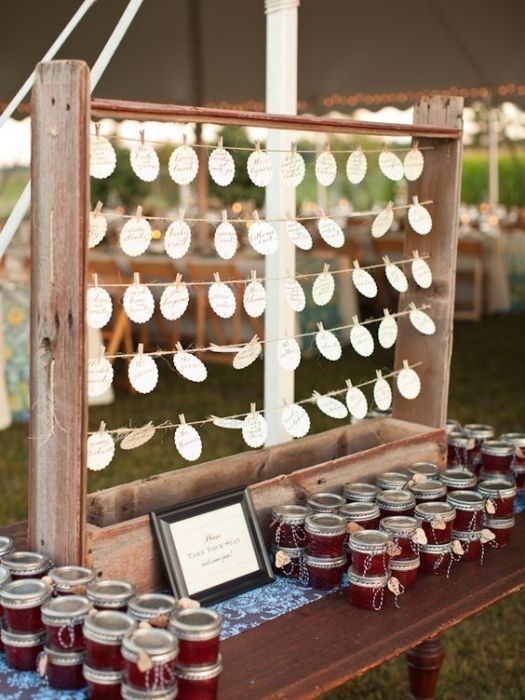 39 Charming Farmhouse Wedding Decor Ideas For Your Big Day 39 Rustic Farmhouse Wedding Decor Escort Card