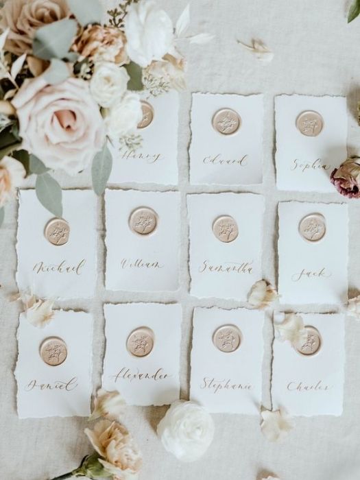 39 Charming Farmhouse Wedding Decor Ideas For Your Big Day 42 Farmhouse Wedding Decor Card By Wax Seals