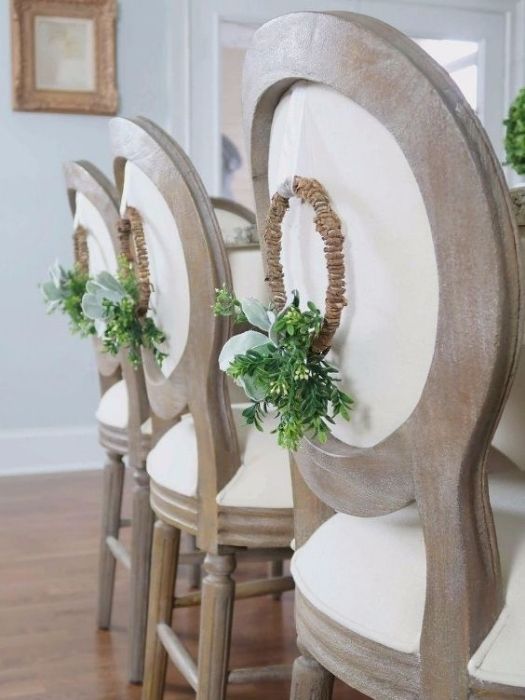 39 Charming Farmhouse Wedding Decor Ideas For Your Big Day 45 Rustic Farmhouse Wedding Decor For Chair Back