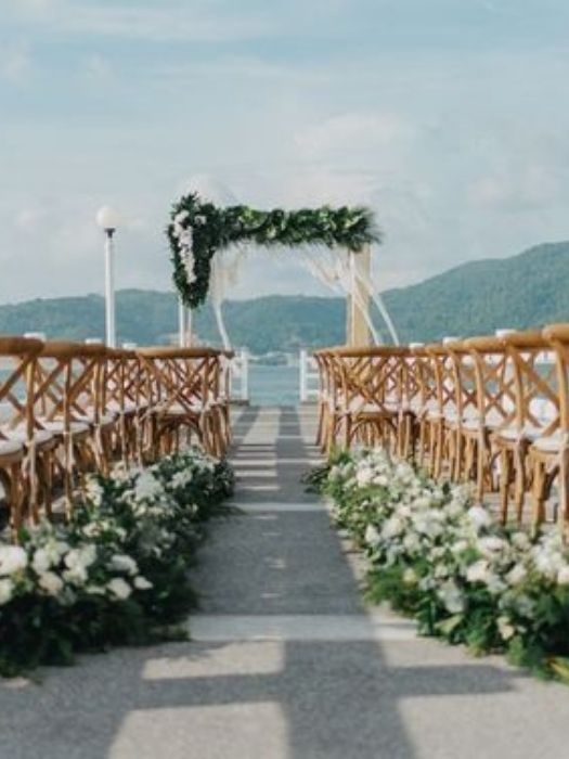 Top 42 Best Minimalist Wedding Decor To Celebrate Your Day 54 Beach Pier Simple Wedding Decor Ideas