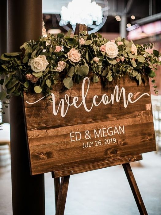 Top 42 Best Minimalist Wedding Decor To Celebrate Your Day 57 Garlands Minimal Wedding Theme Welcome Sign