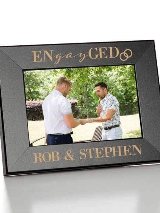 30 Perfect Engagement Gifts For Gay Couples For Well-Prepared 24 Engagement Picture Frame Gifts For Gay Couples
