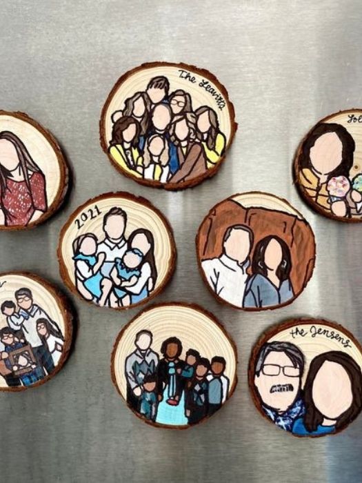 40 Best Engagement Party Gifts From Parents For Any Couples 29 Engagement Party Gifts From Parents - Custom Portrait Magnets