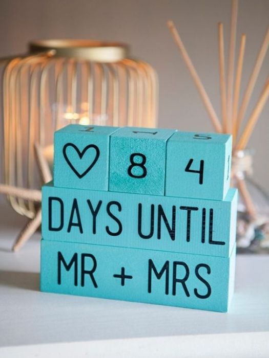 40 Best Engagement Party Gifts From Parents For Any Couples 24 Engagement Party Gifts From Parents - Wedding Countdown Blocks