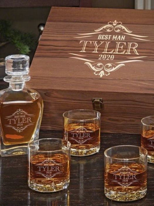 40 Best Engagement Party Gifts From Parents For Any Couples 22 Decanter The Whiskey-Loving Couple