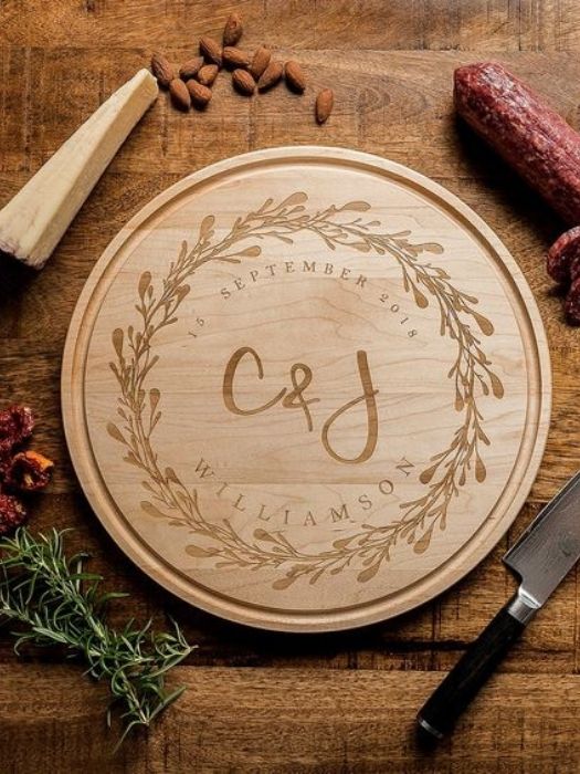 40 Best Engagement Party Gifts From Parents For Any Couples 20 Engagement Party Gifts From Parents - Engraved Cutting Board