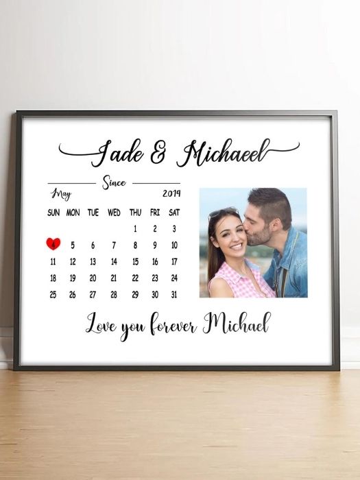 40 Best Engagement Party Gifts From Parents For Any Couples 8 Calendar With Couple's Photos