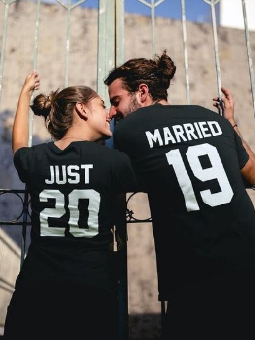 The 40 Awesome Engagement Gifts For Friends You Should Know 36 Couples Engagement T-Shirts