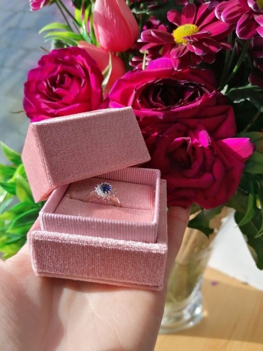 The 40 Awesome Engagement Gifts For Friends You Should Know 7 Wedding Velvet Ring Box