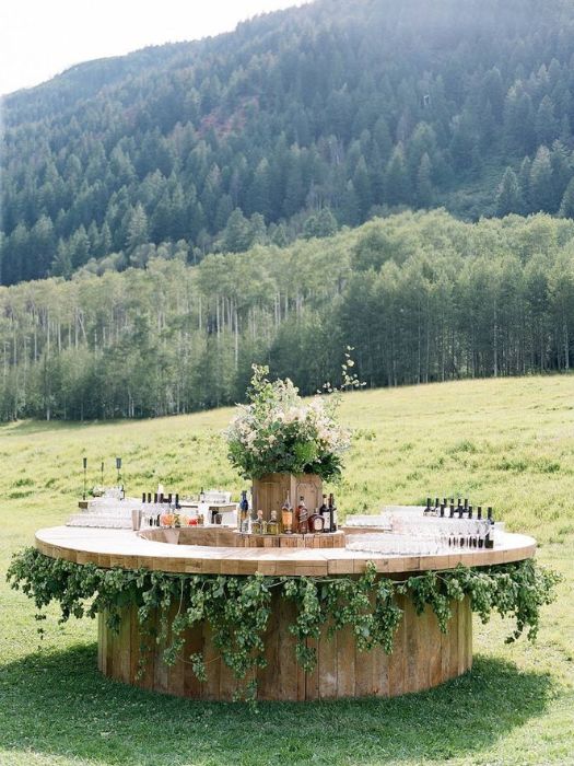 35 Perfect Wedding Cocktail Table Decor You Can Afford 23 Flowers On Rustic Cocktail Table Decor Wedding