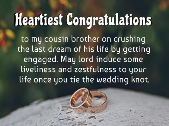 48+ Impressive Engagement Quotes Congratulations For Sister/Brother 5 Thoughtful Engagement Quotes Congratulations To Brother