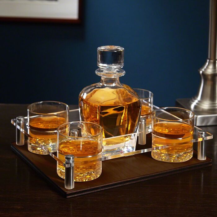 37 Greatest Wedding Gifts For Groom From Bride They'll Love 38 Whiskey Presentation Set For Groom From Bride On Wedding Day