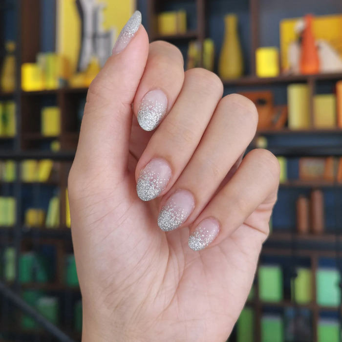 Wedding Nails For Bride: 35 Of The Best Ideas In 2022 46 Pink, Squoval, and Sparkly bridal nail art designs