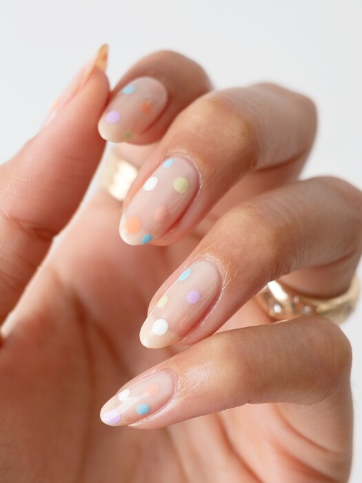 Wedding Nails For Bride: 35 Of The Best Ideas In 2022 55 Polka Party nail for wedding