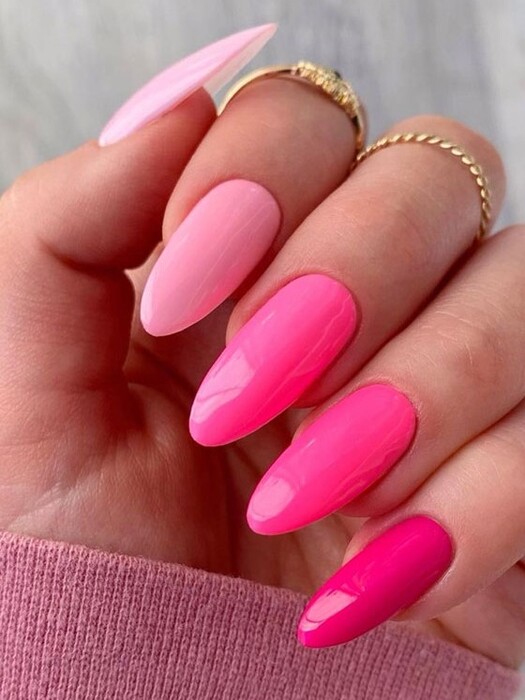 Wedding Nails For Bride: 35 Of The Best Ideas In 2022 61 Princess Pink wedding nails for bride