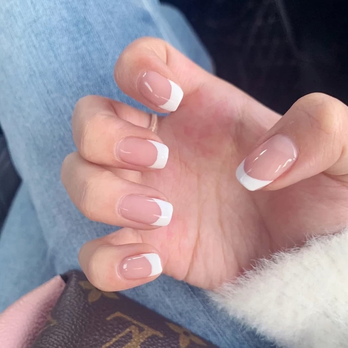 Wedding Nails For Bride: 35 Of The Best Ideas In 2022 37 Classic Square French Manicure