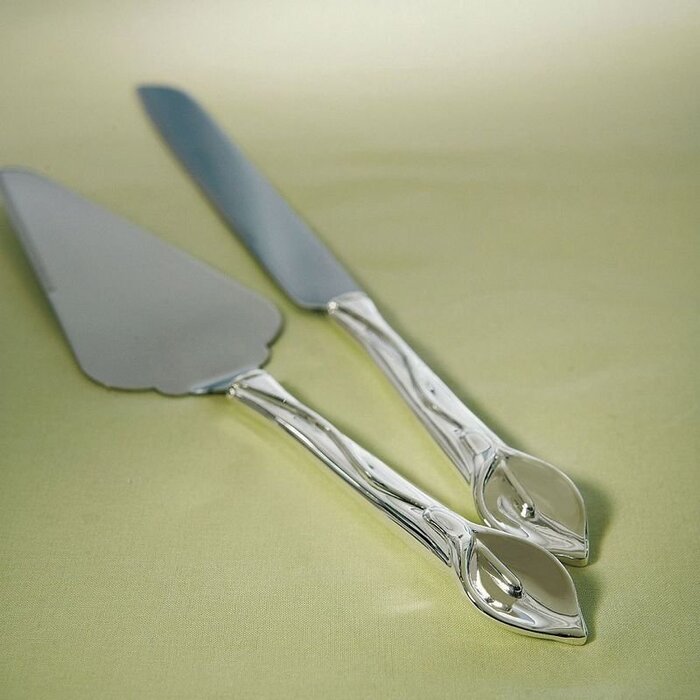 30 Extraordinary Wedding Cake Cutting Set Ideas In 2022 29 Calla Lily Wedding Cake Server Set