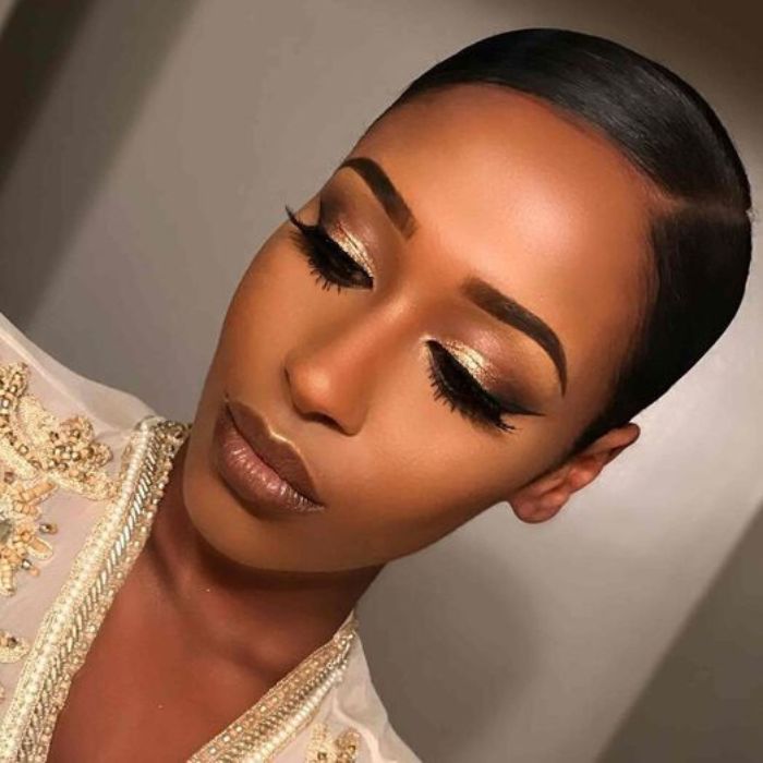 Perfect 52 Makeup For Wedding Ideas For Any Bride Skin Tones 38 A Gold Eyeshadow Bride Makeup