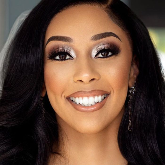Perfect 52 Makeup For Wedding Ideas For Any Bride Skin Tones 46 All-over Glamour Makeup For Dark Skin Tone